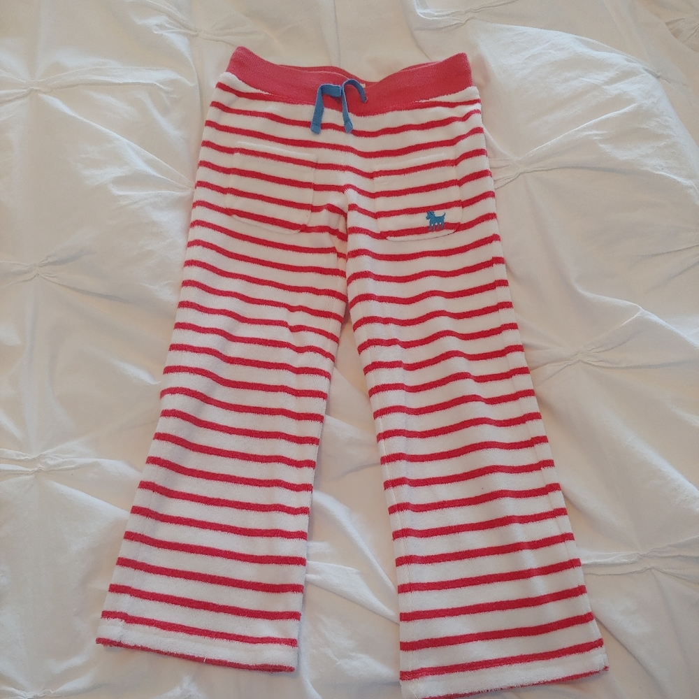 Mini Boden toweling pants 5y